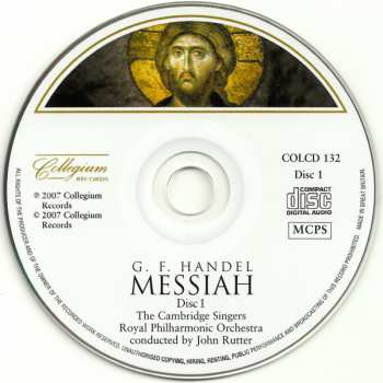 2CD The Royal Philharmonic Orchestra: Messiah