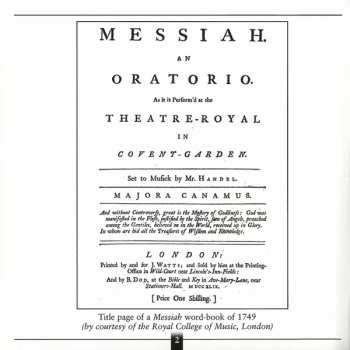 2CD The Royal Philharmonic Orchestra: Messiah