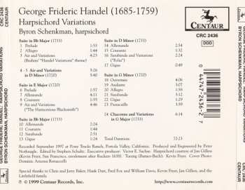 CD Georg Friedrich Händel: Harpsichord Variations