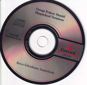 CD Georg Friedrich Händel: Harpsichord Variations