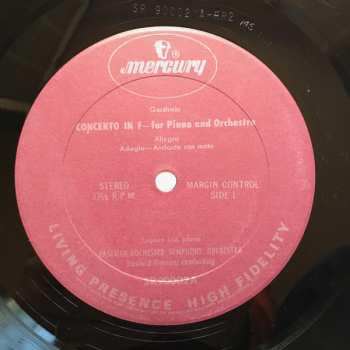 LP George Gershwin: Concerto In F · Rhapsody In Blue