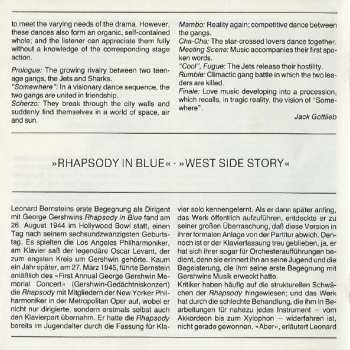 CD Leonard Bernstein: Rhapsody In Blue · West Side Story: Symphonic Dances