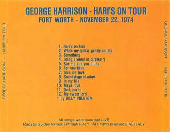CD George Harrison: Hari's On Tour