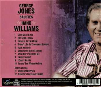 CD George Jones: George Jones Salutes Hank Williams