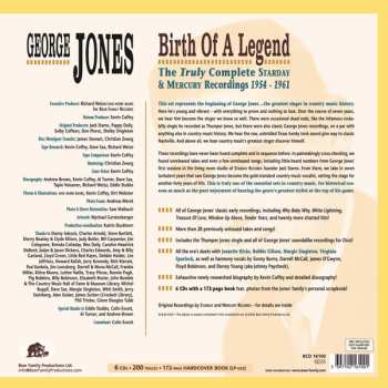 6CD/Box Set George Jones: Birth Of A Legend: The Truly Complete Starday & Mercury Recordings 1954-1961