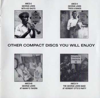 CD George Lewis: "Jam Session" The Only Complete Recordings