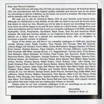 CD George Lewis: "Jam Session" The Only Complete Recordings