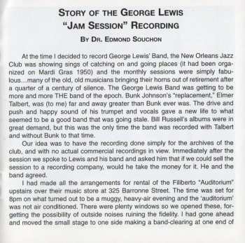 CD George Lewis: "Jam Session" The Only Complete Recordings