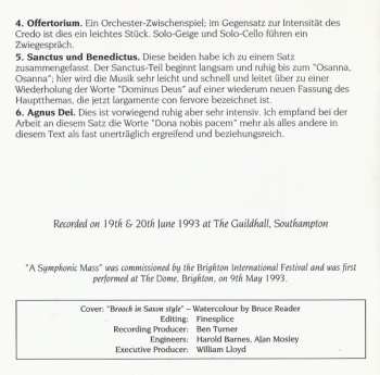 CD Bournemouth Symphony Orchestra: A Symphonic Mass