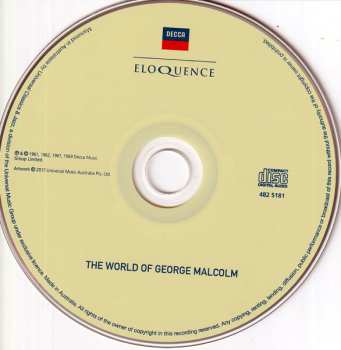 CD George Malcolm: The World Of George Malcolm
