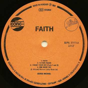 LP George Michael: Faith