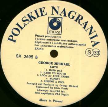 LP George Michael: Faith