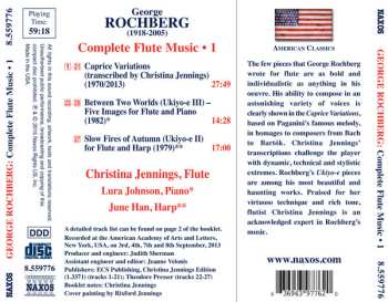 CD George Rochberg: Complete Flute Music • 1