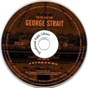 CD George Strait: For The Last Time - Live From The Astrodome