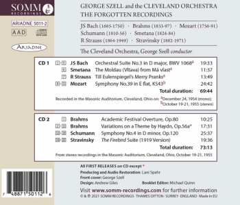 2CD George Szell: Forgotten Recordings