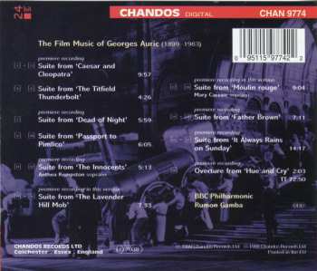 CD BBC Philharmonic: The Film Music Of Georges Auric