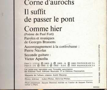 LP Georges Brassens: 1 - La Mauvaise Réputation