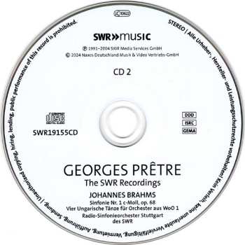 8CD/Box Set Georges Prêtre: The SWR Recordings