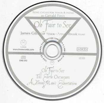 CD James Gilchrist: Oh Fair To See - Song Cycles For Tenor & Piano By Gerald Finzi