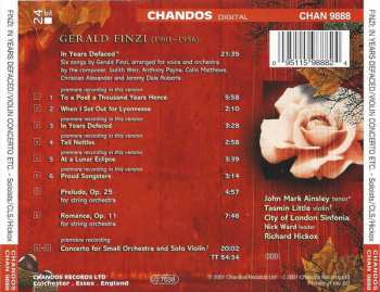 CD City Of London Sinfonia: Violin Concerto • In Years Defaced • Prelude • Romance