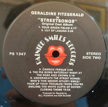CD Geraldine Fitzgerald: Streetsongs