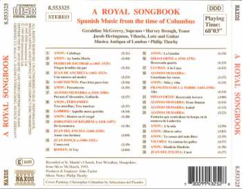 CD Geraldine McGreevy: A Royal Songbook: Spanish Music From The Time Of Columbus