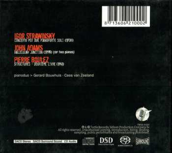 SACD Igor Stravinsky: Concerto Per Due Pianoforte Soli | Hallelujah Junction | Structures - Deuxième Livre