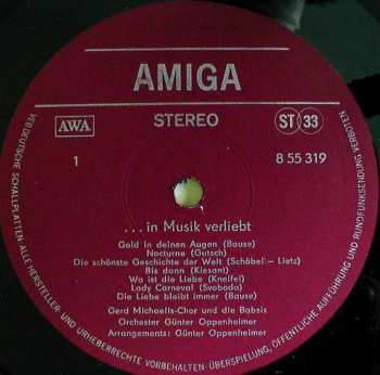 LP Gerd Michaelis-Chor: ...In Musik Verliebt