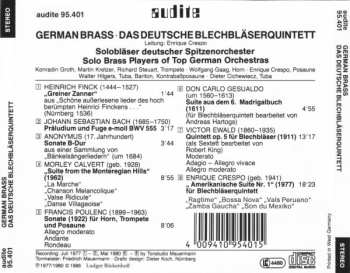 CD German Brass: Das Deutsche Blechbläserquintett (Solobläser Deutscher Spitzenorchester)