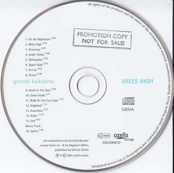 CD Gerold Kukulenz: Miles High