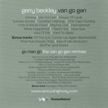 2CD Gerry Beckley: Van Go Gan + Go Man Go (The Van Go Gan Remixes) DLX