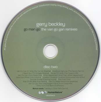 2CD Gerry Beckley: Van Go Gan + Go Man Go (The Van Go Gan Remixes) DLX
