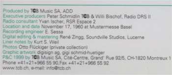 CD Zoot Sims: Zürich 1960