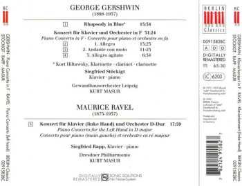CD Maurice Ravel: Rhapsody In Blue / Piano Concerto / Piano Concerto For The Left Hand