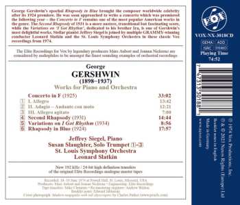 CD George Gershwin: Gershwin: Works For Piano And Orchestra