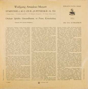 EP Wolfgang Amadeus Mozart: Symfonie Č. 41 C-Dur