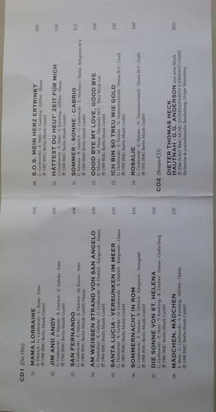 2CD G.G. Anderson: Dieter Thomas Heck Präsentiert Hautnah - Die Geschichten Meiner Stars