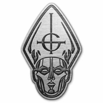 Merch Ghost: Odznak Papa Head Oceľ