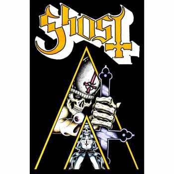 Merch Ghost: Textilný plagát Clockwork Ghost