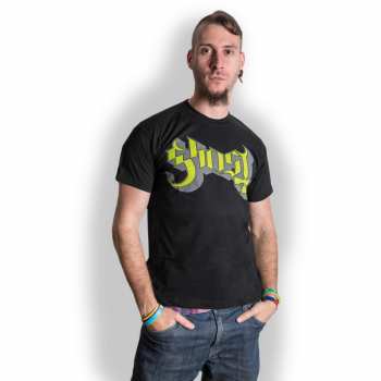 Merch Ghost: Tričko Green/grey Keyline Logo Ghost 