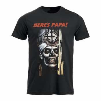 Merch Ghost: Tričko Here's Papa  S
