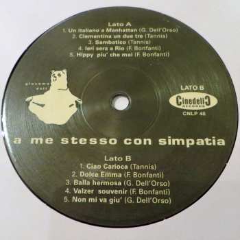 LP Giacomo Dell'Orso: A Me Stesso Con Simpatia LTD | NUM