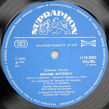 3LP/Box Set Giacomo Puccini: Madame Butterfly