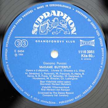 3LP/Box Set Giacomo Puccini: Madame Butterfly