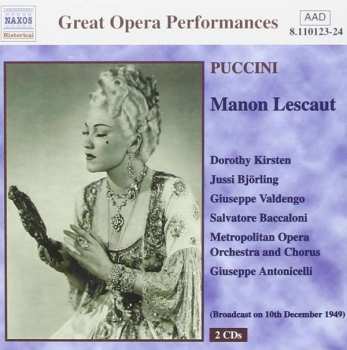2CD Giacomo Puccini: Manon Lescaut