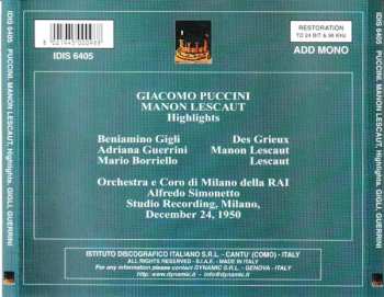 CD Giacomo Puccini: Highlights