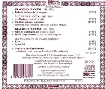 CD Giacomo Puccini: Giacomo Puccini - Michele Puccini