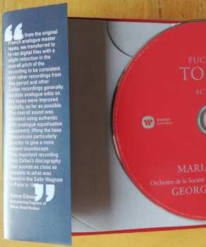 2CD Maria Callas: Tosca DLX