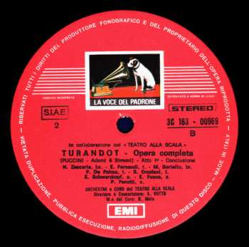 3LP/Box Set Giacomo Puccini: Turandot