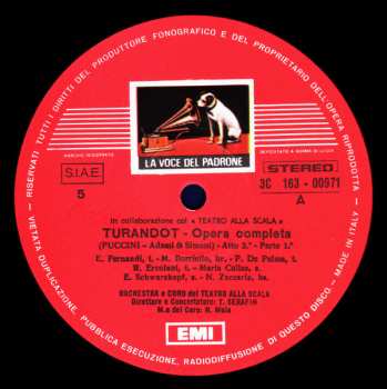 3LP/Box Set Giacomo Puccini: Turandot